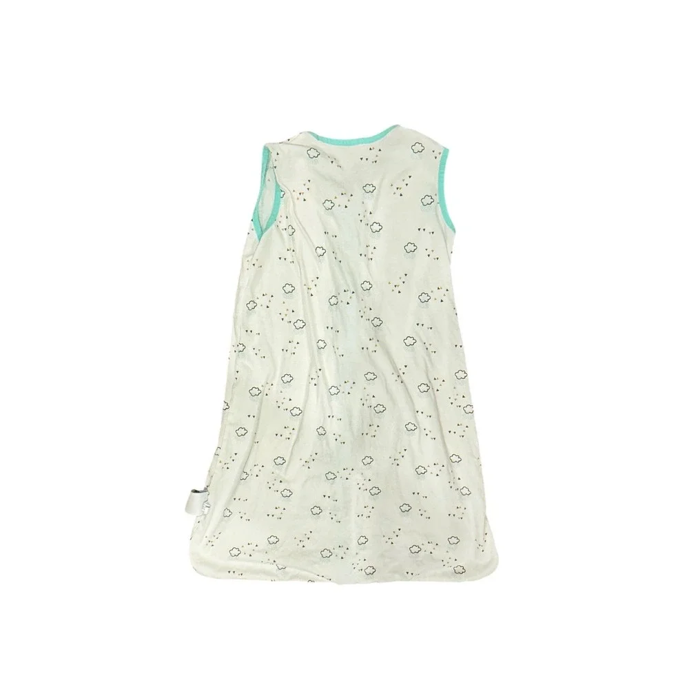 Tillyou‎ 2 Pack Cloud Print Mint Green Baby Sleep Sacks Wearable Blankets